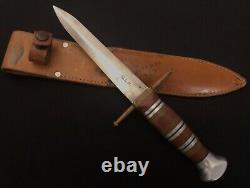 WW2 Theater Fighting Knife -EXCEPTIONAL Dagger -US Military Collection -ID'd