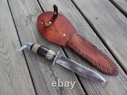 WW2 US Handmade THEATER DAGGER Fighting Knife Snake Head