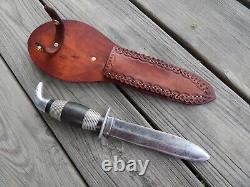 WW2 US Handmade THEATER DAGGER Fighting Knife Snake Head