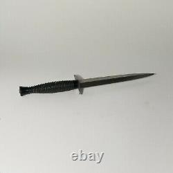 WW2 WWII Era French Inox Le Commando Fighting Boot Knife Stilleto Dagger