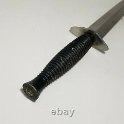 WW2 WWII Era French Inox Le Commando Fighting Boot Knife Stilleto Dagger