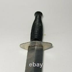 WW2 WWII Era French Inox Le Commando Fighting Boot Knife Stilleto Dagger