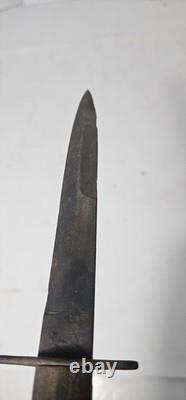 WW2 WWII German Luftwaffe Fighting Knife Boot Dagger In Need Of Restoration