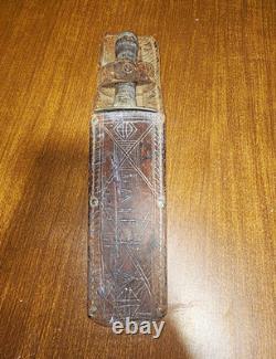 WW2 WWII Theater Fighting Knife Dagger Sheath ID SGT Joseph Failla 27th Inf Div
