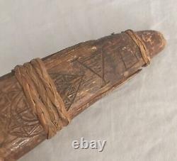 WW2 WWII Theater Made US Large Fighting Knife Dagger Bowie Floral Grip NAMED