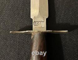 WWI FRENCH FIGHTING KNIFE -1916 LE VENGEUR/AVENGER Trench Dagger -S. G. Co. 1870