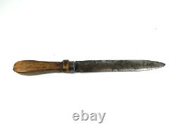 WWI French Trench Knife Boot Combat Fighting Dagger with Unique Sheath