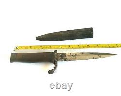 WWI German Trench Fighting Knife Boot Dagger Grabendolch E&F HORSTER Marked