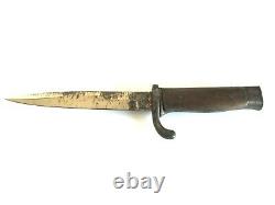 WWI German Trench Fighting Knife Boot Dagger Grabendolch E&F HORSTER Marked