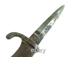 WWI German Trench Fighting Knife Boot Dagger Grabendolch E&F HORSTER Marked