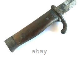 WWI German Trench Fighting Knife Boot Dagger Grabendolch E&F HORSTER Marked