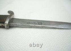 WWI THEATER WWII German Soldier CARL EICKHORN Solingen TRENCH FIGHTING KNIFE