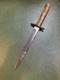 Wwii 1943 Theater Made Fighting Knife Dagger Trench Art Combat Blade Rare