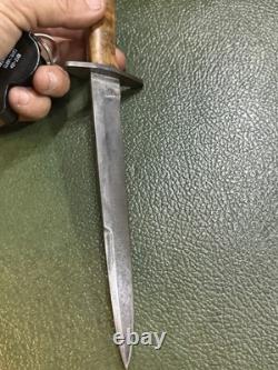 WWII 1943 Theater Made Fighting Knife Dagger Trench Art Combat Blade Rare