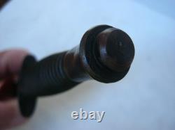 WWII British Fairbairn Sykes Dagger Fighting Knife Sheffield England With Sheath