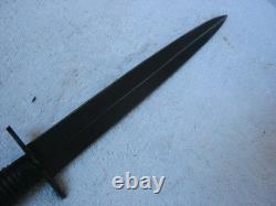 WWII British Fairbairn Sykes Dagger Fighting Knife Sheffield England With Sheath
