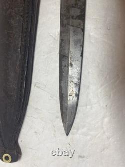 WWII British Taylor Eye Witness Sheffield Fighting Dagger Fixed Blade Knife