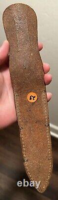 WWII CASE Pig Sticker Fighting Knife Dagger in Sheath