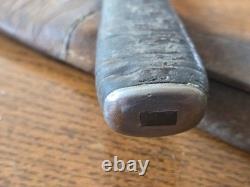 WWII Era US M3 Fighting Knife M6 Leathr Sheath 6.5 Blade Military Combat Dagger