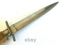 WWII French Trench Boot Combat Dagger Fighting Knife Deer Foot Taxidermy WWI