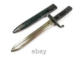 WWII Italian Trench Boot Fighting Dagger Combat Knife 1891 Carcano Bayo Cut Down