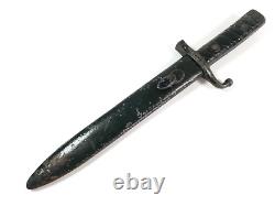 WWII Italian Trench Boot Fighting Dagger Combat Knife 1891 Carcano Bayo Cut Down