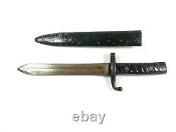 WWII Italian Trench Boot Fighting Dagger Combat Knife 1891 Carcano Bayo Cut Down