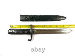 WWII Italian Trench Boot Fighting Dagger Combat Knife 1891 Carcano Bayo Cut Down