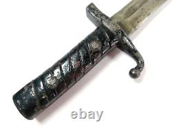 WWII Italian Trench Boot Fighting Dagger Combat Knife 1891 Carcano Bayo Cut Down