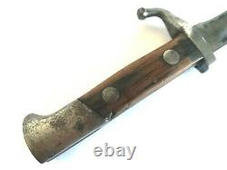 WWII Italian Trench Boot Fighting Knife Combat Bowie Dagger Carcano Bayo M1891