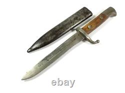 WWII Italian Trench Boot Fighting Knife Combat Dagger 1891 Carcano Bayo Cut Down