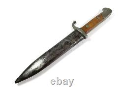 WWII Italian Trench Boot Fighting Knife Combat Dagger 1891 Carcano Bayo Cut Down