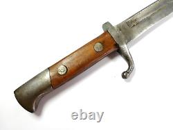 WWII Italian Trench Boot Fighting Knife Combat Dagger 1891 Carcano Bayo Cut Down