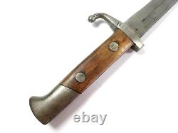 WWII Italian Trench Boot Fighting Knife Combat Dagger 1891 Carcano Bayo Cut Down