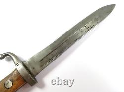 WWII Italian Trench Boot Fighting Knife Combat Dagger 1891 Carcano Bayo Cut Down