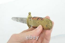 WWII NATIONALIST CHINESE ARMY OFFICER DAGGER DIRK FIGHTING KNIFE With SCABBARD