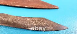 WWII Philippines 1945 Fighting Knife Dagger Talibon + Leather Sheath