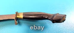 WWII Philippines 1945 Fighting Knife Dagger Talibon + Leather Sheath