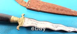 WWII Philippines Military Dagger Knife Moro KRIS Major W. C Carreras Officer