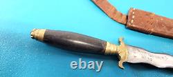 WWII Philippines Military Dagger Knife Moro KRIS Major W. C Carreras Officer