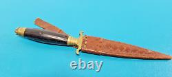 WWII Philippines Military Dagger Knife Moro KRIS Major W. C Carreras Officer