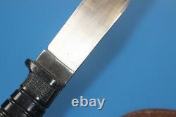 WWII Quality Mark 1 Fighting Utility Bowie Knife Dagger + Sheath Fixed Blade