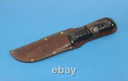 WWII Quality Mark 1 Fighting Utility Bowie Knife Dagger + Sheath Fixed Blade