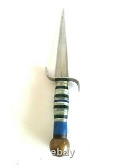 WWII Theater Made Knife Trench Art Boot Combat Fighting Commando Dagger