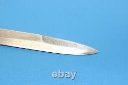 WWII Theatre Style Military Pattern Unmarked Combat Knife Dagger M3 Style