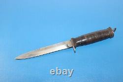 WWII Theatre Style Military Pattern Unmarked Combat Knife Dagger M3 Style