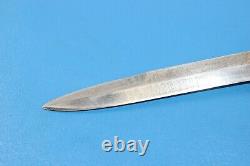 WWII Theatre Style Military Pattern Unmarked Combat Knife Dagger M3 Style