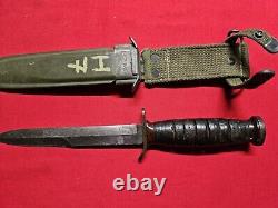 WWII U. S. Imperial M3 Trench/Fighting Knife Dagger Imperial Blade M8 Sheath