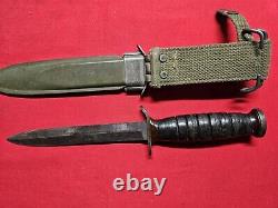 WWII U. S. Imperial M3 Trench/Fighting Knife Dagger Imperial Blade M8 Sheath