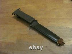 WWII US Army M3 Imperial Trench Fighting Knife Dagger With M8BM Scabbard